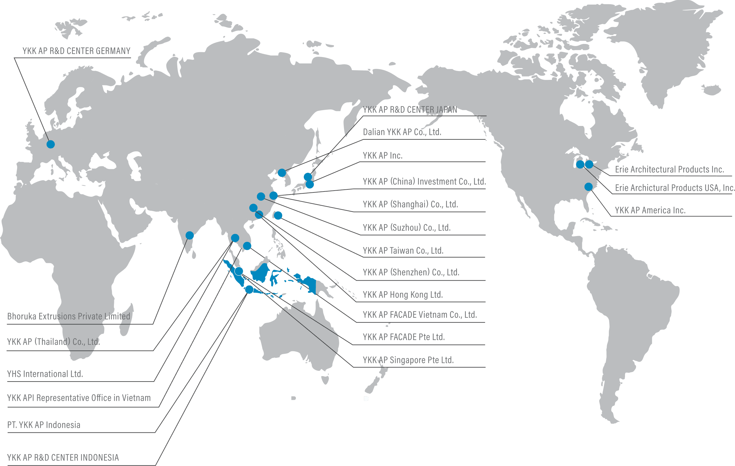 peta jaringan global